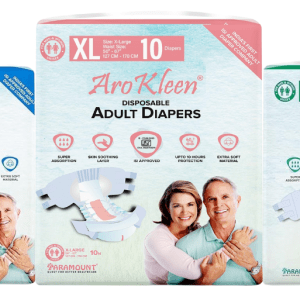 AROKLEEN Adult Diapers Odor Lock - Tape Style