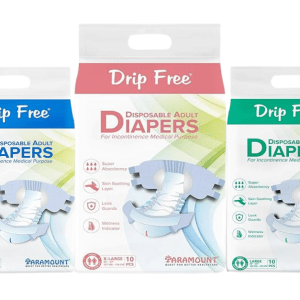 DRIPFREE Adult Diapers - Tape Style with Wetness Indicator
